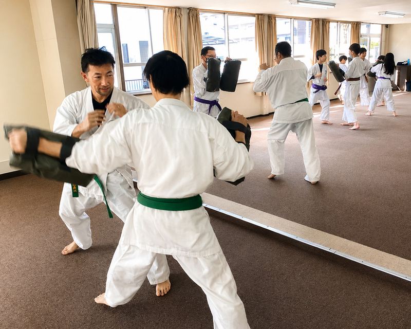 一般部の稽古 2